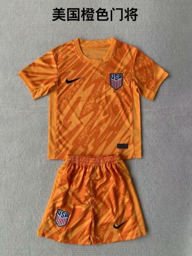 24/25 USA Orange goalkeeper Adult Uniform
