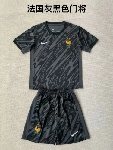 24/25 France gray black Goalkeeper Adult Uniform