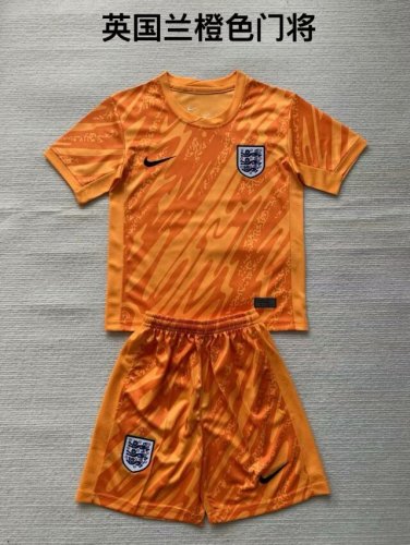 24/25 England Orange Goalkeeper Adult Uniform