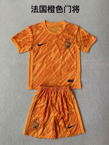 24/25 France Orange Goalkeeper Adult Uniform