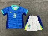 2024 Brazil Copa America Away Kids Kit