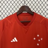 24/25 Cruzeiro Training Wear Red All sponsors | Fan Version