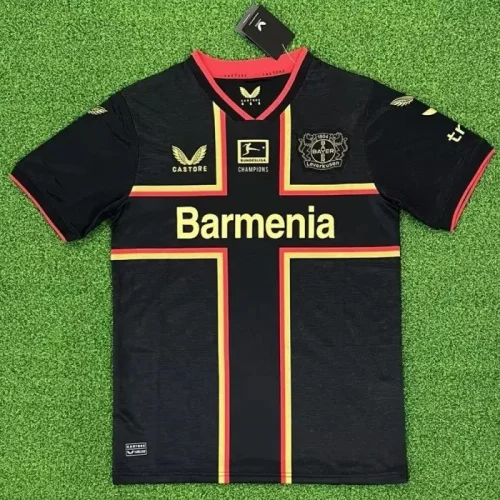 23/24 Bayer Leverkusen Limited Edition Man Jersey Black | Fan Version