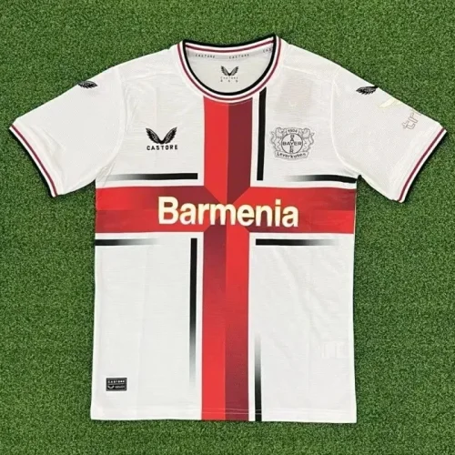 23/24 Bayer Leverkusen Limited Edition Man Jersey White | Fan Version