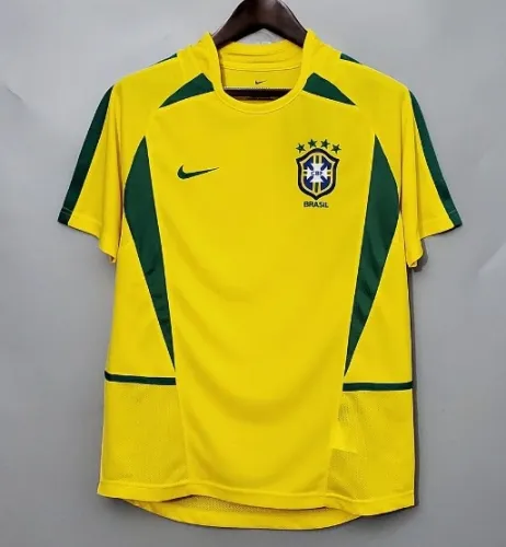 Retro 1998 Braizil home soccer jersey football shirt