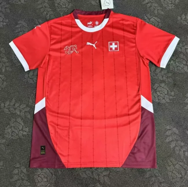 2024 Switzerland Euro Home Man Jersey | Fan Version