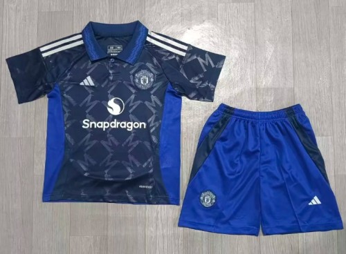 24/25 Manchester United Away Kids Kit