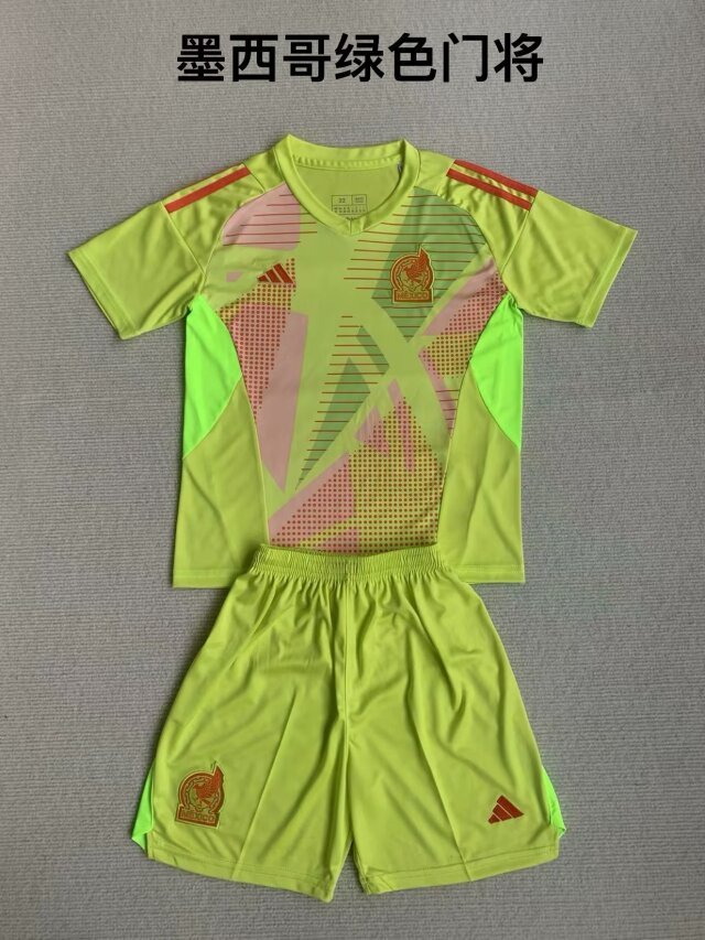 2024 Mexico Copa America Goalkeeper kids kit