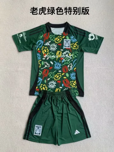24/25 Tigres Green Special Edition Kids Kit