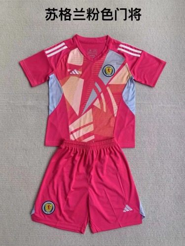 2024 Scotland Euro Goalkeeper Kids Kit