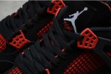 Air Jordan 4 “Red Thunder” Black Red CT8527-016