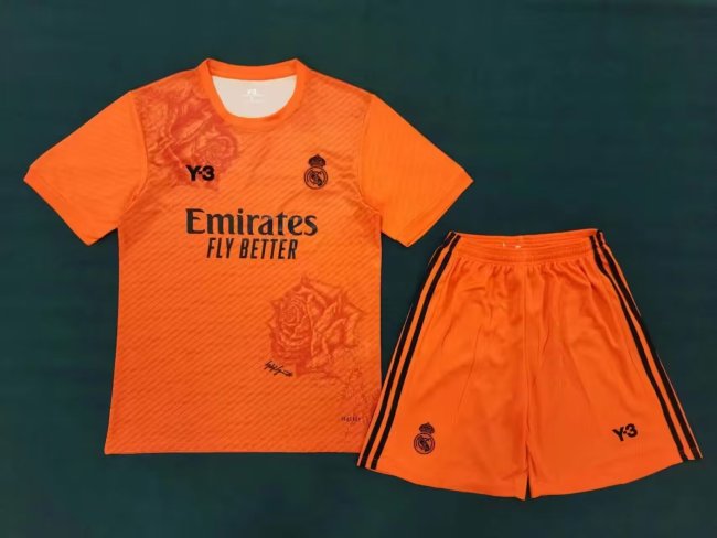 24/25 Real Madrid Y3 Yellow kids kit