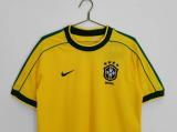 Retro 1998 Brazil Home Jersey