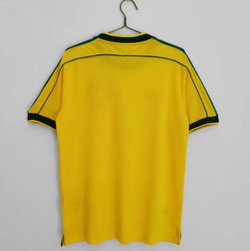 Retro 1998 Brazil Home Jersey