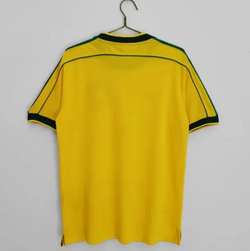 Retro 1998 Brazil Home Jersey