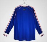 Retro 1998 France Retro Home Long Sleeve Jersey