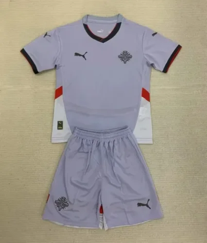 2024 Iceland Euro Away  Kids Kit