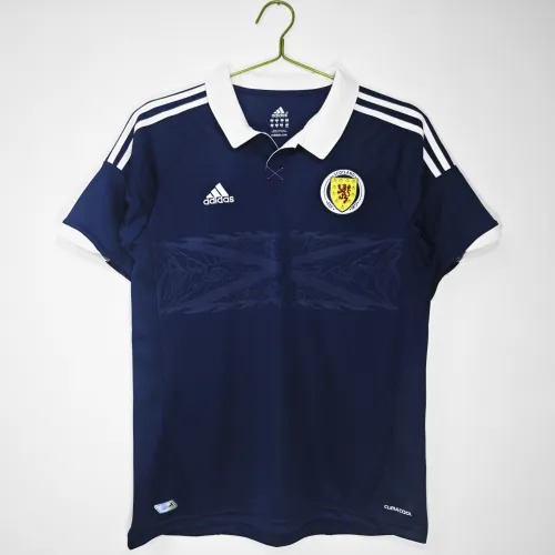 Retro 12/14 Scotland home soccer jersey