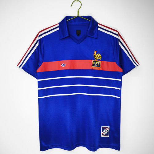 Retro 1984 France Home Jersey