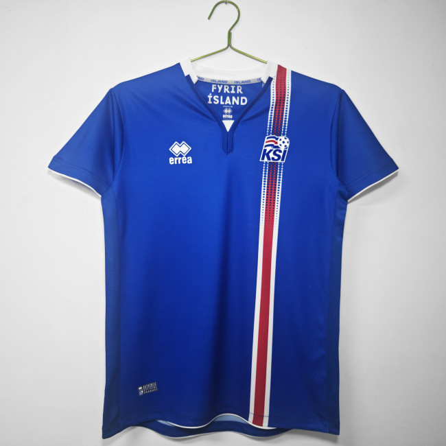 Retro 2016/17 Iceland Home Jeysey