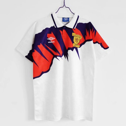 Retro 91/93 Scotland Away soccer jersey