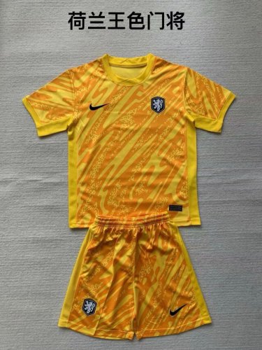 24/25 Netherlands Yellow Goalkeeper Adult Uniform