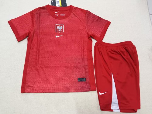 2024 Poland Euro Away Kids kit