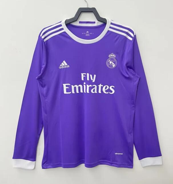 17/18 Retro Real Madrid Long Sleeve