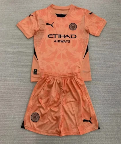 24/25 Manchester City Goalkeeper Kids Kit