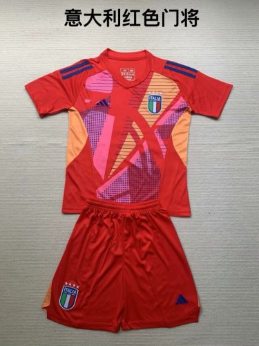 24/25 Italy Red Goalkeeper  Adult Uniform
