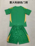 24/25 Italy Green Goalkeeper Kids Kit