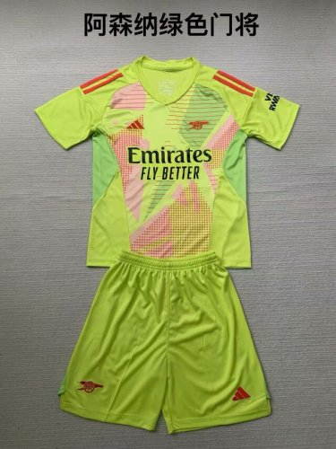 24/25 Arsenal Green Goalkeeper Adult Uniform