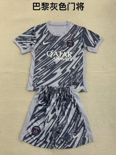 24/25 PARIS/PSG Grey Goalkeeper Kids Kit