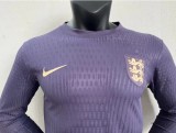 Player Version | England Euro 2024 Away Long Sleeve Jersey