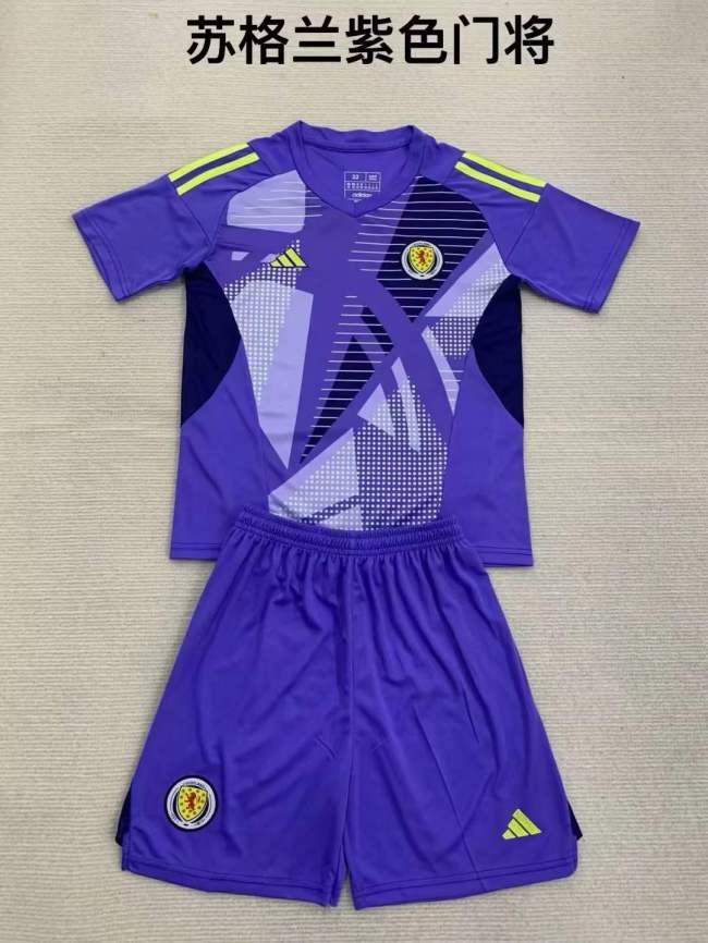 2024 Scotland Euro Goalkeeper Kids Kit