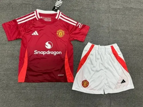 24/25 Manchester United Home Kids Kit