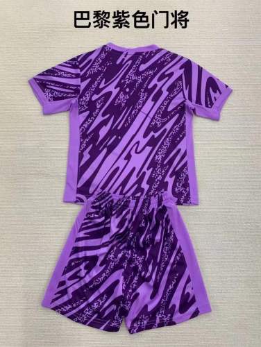 24/25 PARIS/PSG Purple Goalkeeper Kids Kit