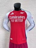 24/25 Arsenal Home Player Long Sleeve Jersey