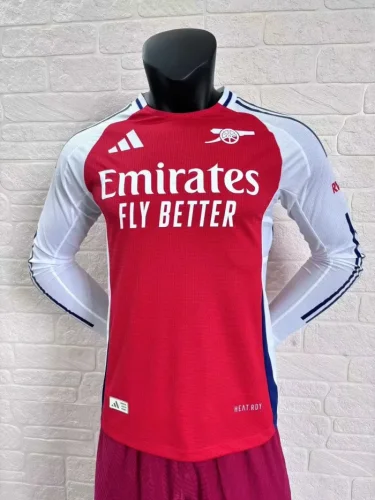 24/25 Arsenal Home Player Long Sleeve Jersey