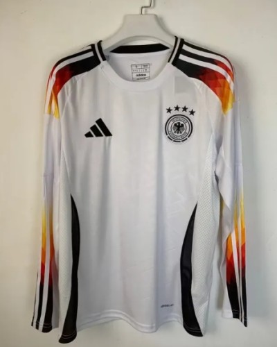 2024 Germany Euro Home Fan Version Long Sleeve Jersey