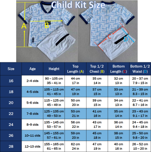 24/25 Manchester City Away Kids Kit