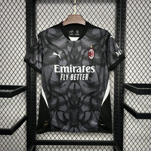 24/25 AC Milan Goalkeeper Jersey Black | Fan Version