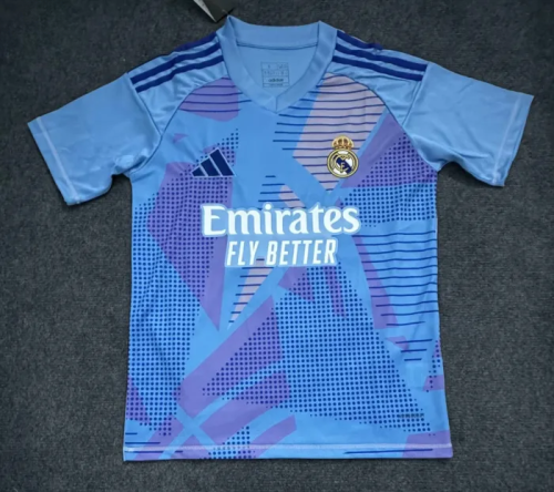 24/25 Real Madrid Goalkeeper Man Jersey Blue | Fan Version
