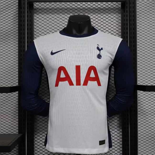 Player Version | 24/25 Tottenham Hotspur Home Long Sleeve Jersey