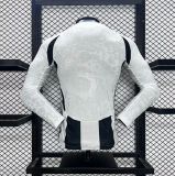 24/25 Juventus Home Player Long Sleeve Jersey