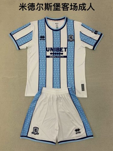 24/25 Middlesbrough Away  Adult Uniform