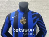 24/25 Inter Milan Home Player Long Sleeve Jersey