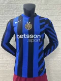 24/25 Inter Milan Home Player Long Sleeve Jersey