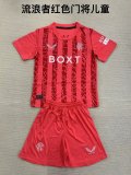 24/25 Wanderers Red Goalkeeper Kids Kit