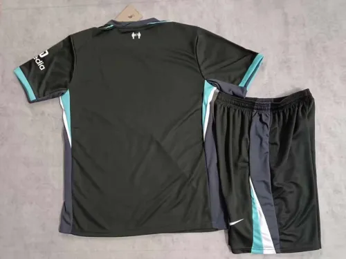 24/25 Liverpool Black Adult Uniform